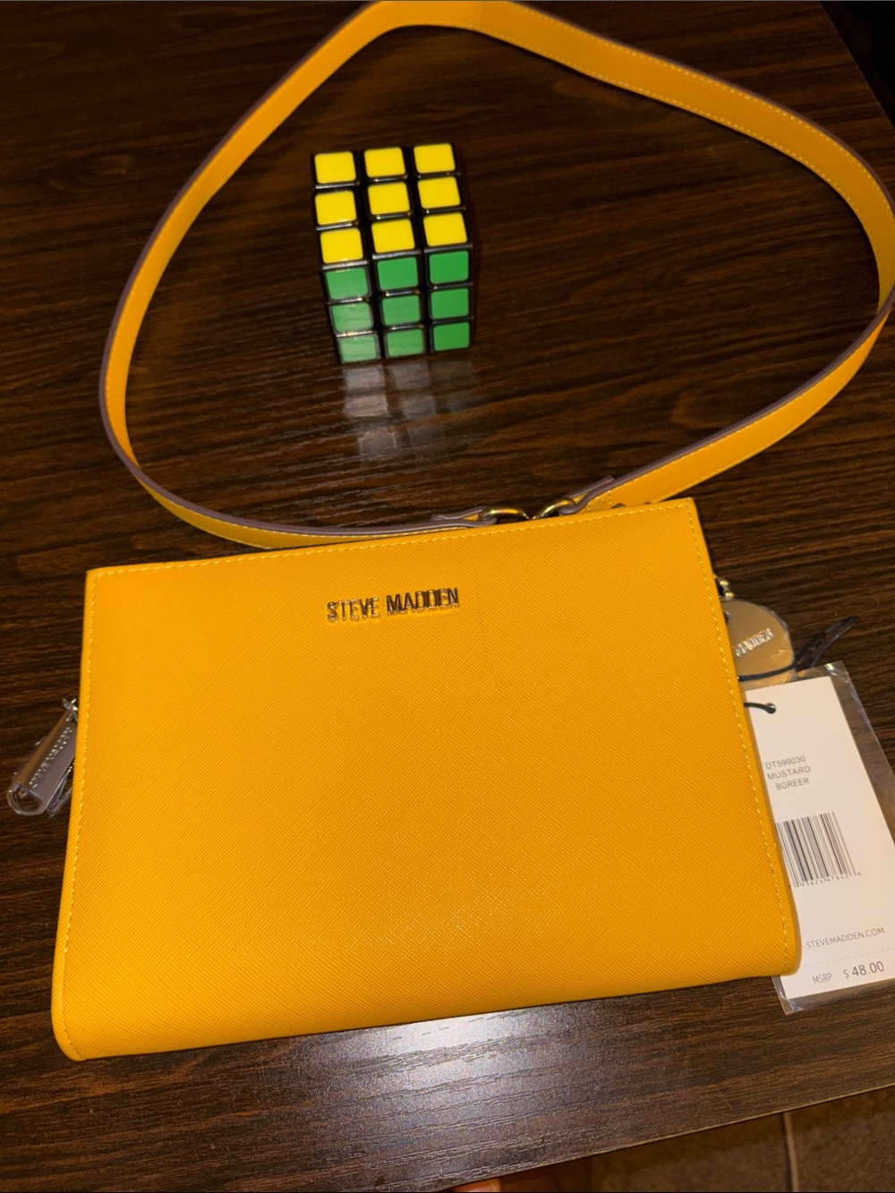 Steve Madden Mustard colored Crossbody Bag BNWT